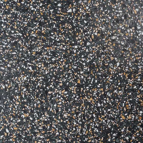 Terrazzo Italy Cava Notte Black 24x24 Honed Marble Tile