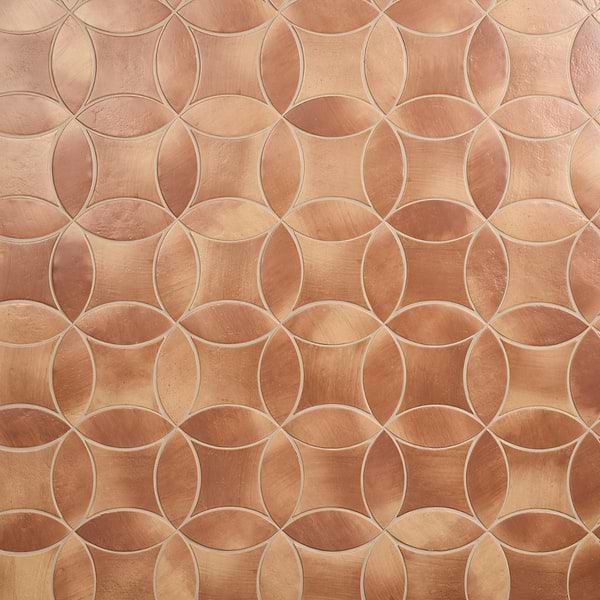 Raval Canyon Terracotta 3x8 Petal and 6x6 Kite Matte Porcelain Tile
