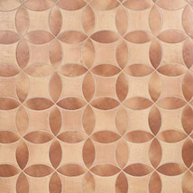 Raval Canyon Terracotta 3x8 Petal and Peach Terracotta 6x6 Kite Matte Porcelain Tile