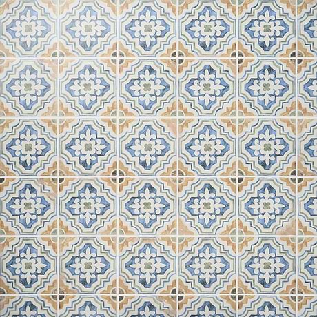 Saltillo Sol Multicolor 9x9 Matte Porcelain Tile