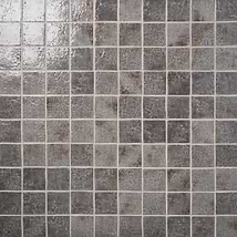 Greta Smoke Gray 5x5 Glossy Textured Porcelain Tile