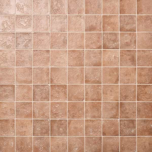 Navari Terracotta 5x5 Textured Matte Ceramic Tile