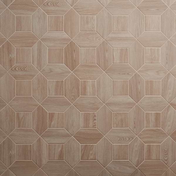 Morocco Oak Beige 4x8 Picket and 4x4 Square Matte Porcelain Tile