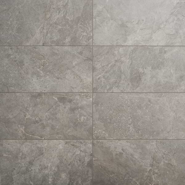 Thor Fossil Gray 12x24 Matte Porcelain Tile