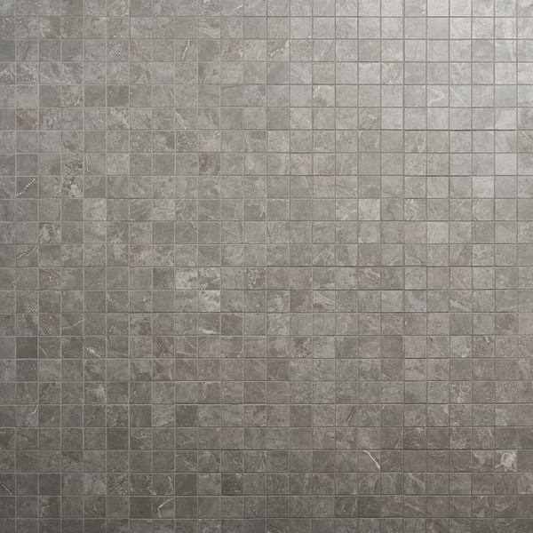 Thor Fossil Gray 2x2 Matte Porcelain Mosaic Tile