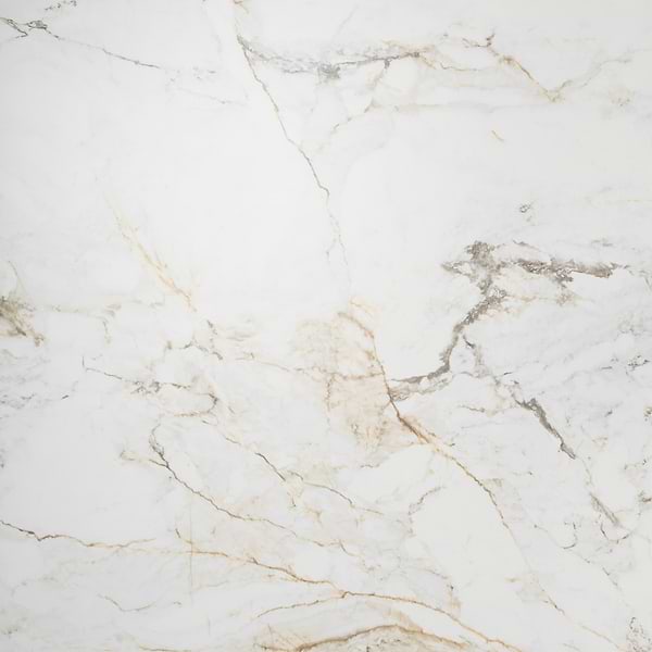 Calacatta Macchia White Gold 48x48 Marble Look Matte Porcelain Tile