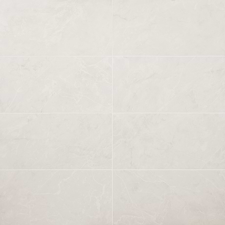 Boscato Cream White 12x24 Marble Look Matte Porcelain Tile