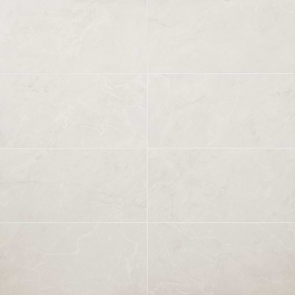Boscato Cream White 12x24 Marble Look Matte Porcelain Tile