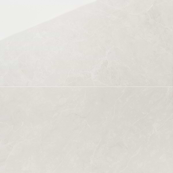 Boscato Cream White 24x48 Marble Look Polished Porcelain Tile