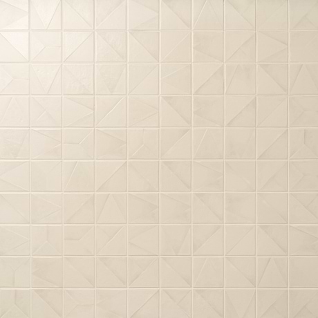 Stacy Garcia Valenova Deco Taupe 5x5 Textured Matte Ceramic Tile