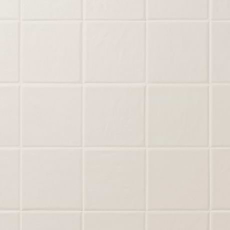 Stacy Garcia Valenova White 5x5 Matte Ceramic Tile