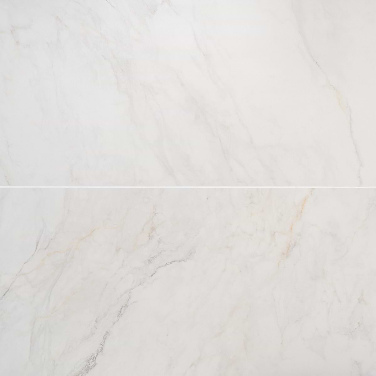 Lumar Apuano Oro White 24x48 Marble Look Matte Porcelain Tile