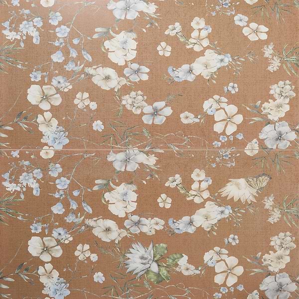 Wakana Autumn Terracotta 24x48 Artisan Decor Matte Porcelain Tile