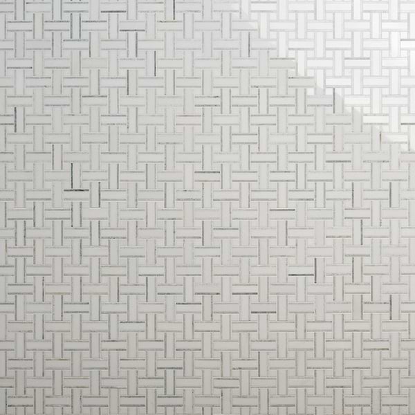 Twine Olive Grove 1x3 Marble Polished Mosaic Tile