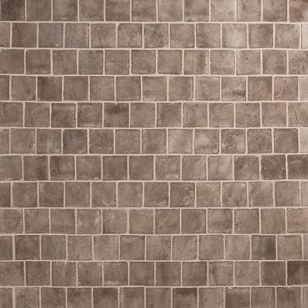 Terra Villa Gray 4x4 Matte Presealed Genuine Terracotta Tile