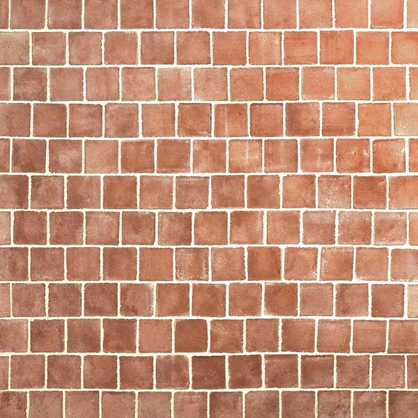 Terra Villa Red 4x4 Matte Presealed Genuine Terracotta Tile