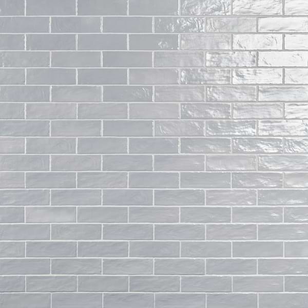 Montauk Sky Blue 2x8 Mixed Finish Ceramic Tile