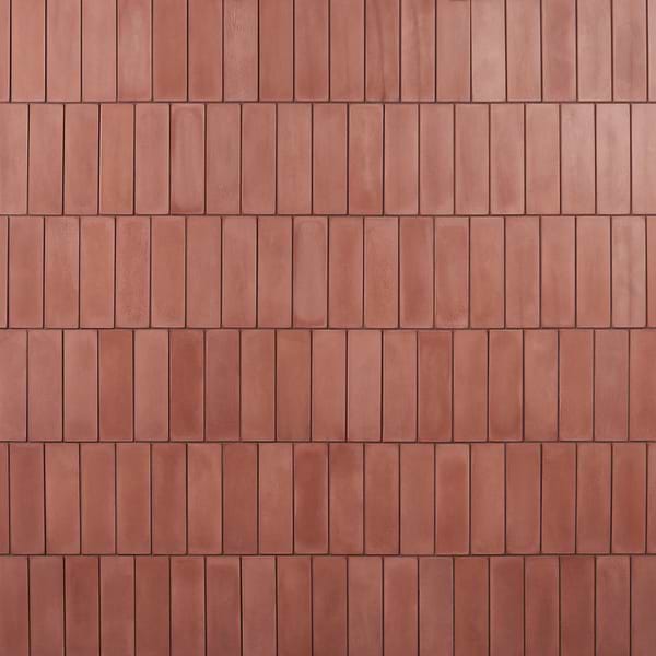 Color One Cotto Red 2x8 Matte Cement Tile