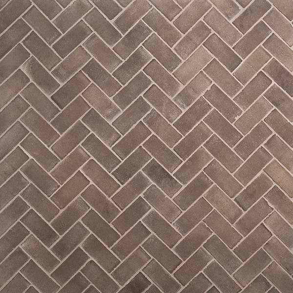 Terra Villa Gray 2x6 Matte Presealed Genuine Terracotta Tile