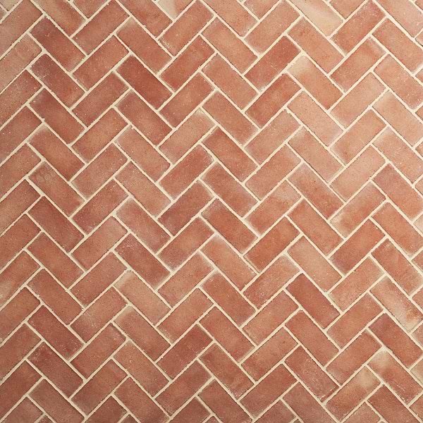 Terra Villa Red 2x6 Matte Presealed Genuine Terracotta Tile