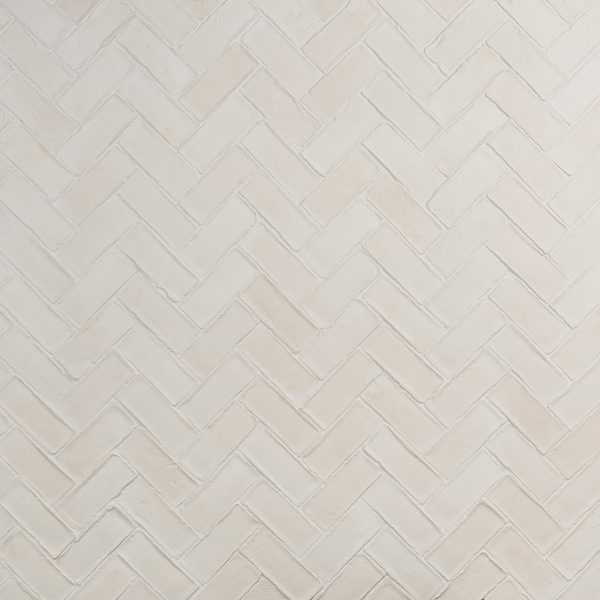 Terra Villa White 2x6 Matte Presealed Genuine Terracotta Tile