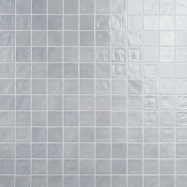 Montauk Sky Blue 4x4 Mixed Finish Ceramic Tile