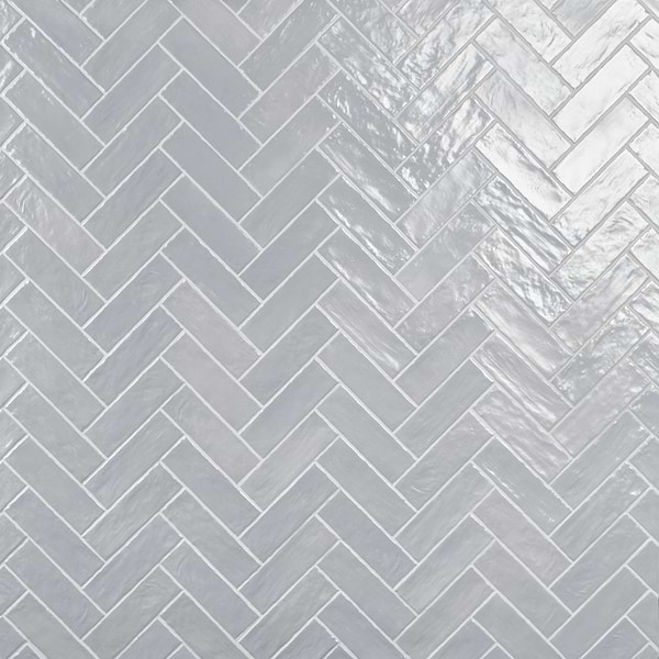 Montauk Sky Blue 2x8 Mixed Finish Ceramic Tile