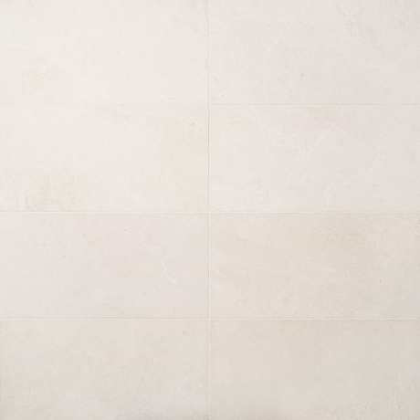 Vanilla Warm White 12x24 Honed Marble Tile