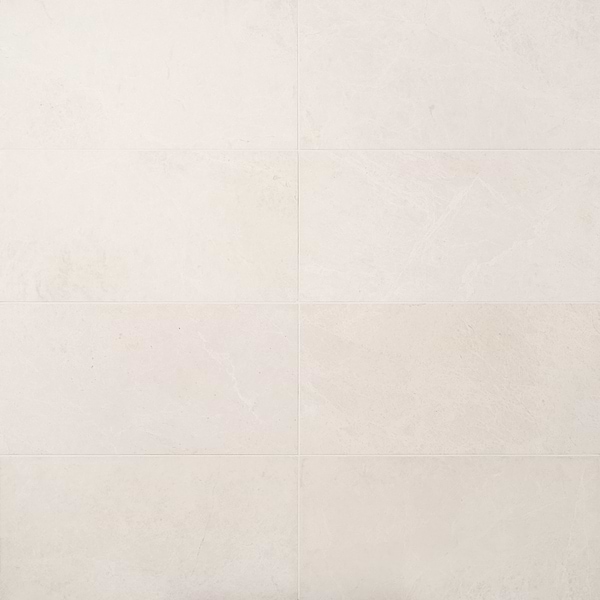 Vanilla Warm White 12x24 Honed Marble Tile in Warm White, View 4, open zoomed image