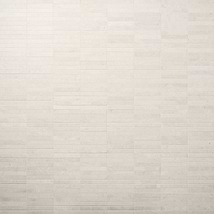 Vanilla Warm White 1x6 Stacked Honed Marble Mosaic Tile
