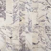 Calacatta Viola Premium Fluted 6x24 3D Honed Marble Tile
