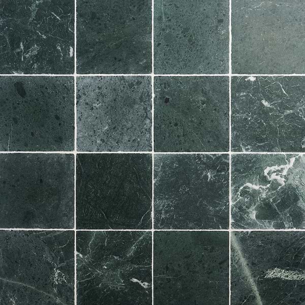Avanti Verde Green 12x12 Tumbled Marble Tile