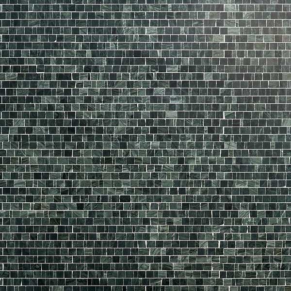Avanti Verde Green Hand Clipped Joint Honed Marble Mosaic Tile