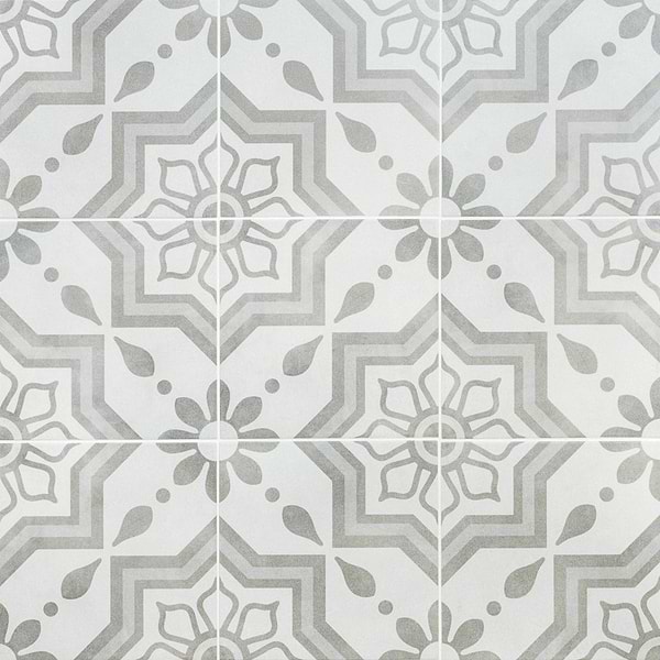 Cascais Silver Sky 9x9 Matte Porcelain Tile
