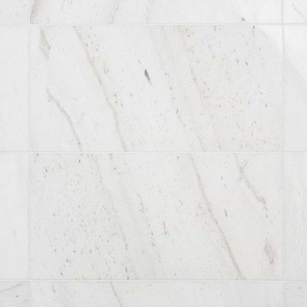 Alaska White 12x24" Polished Marble Tile