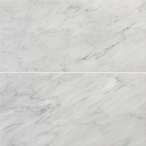 Sample of Asian Statuary 12x24 Polished Marble Tile [$11.55 per sq. ft.]