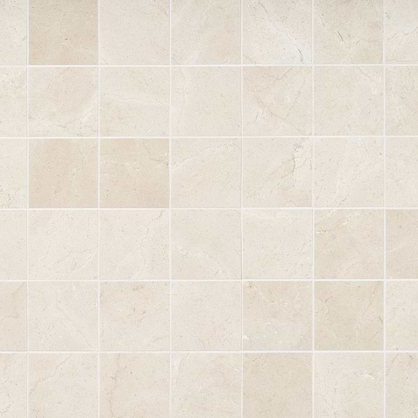 Crema Marfil Beige 3x3 Honed Marble Mosaic Tile