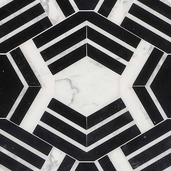 Mezzo Brava Polished Marble Mosaic