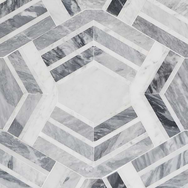 Mezzo Canta Polished Marble Mosaic
