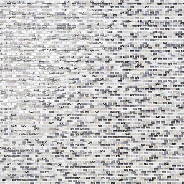 Paragon Moon Jewel Multicolor Mini Brick Marble & Glass Mosaic Tile