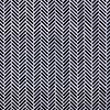 Kai Royal Blue 1x2" Herringbone Crackled Glossy Porcelain Mosaic Tile