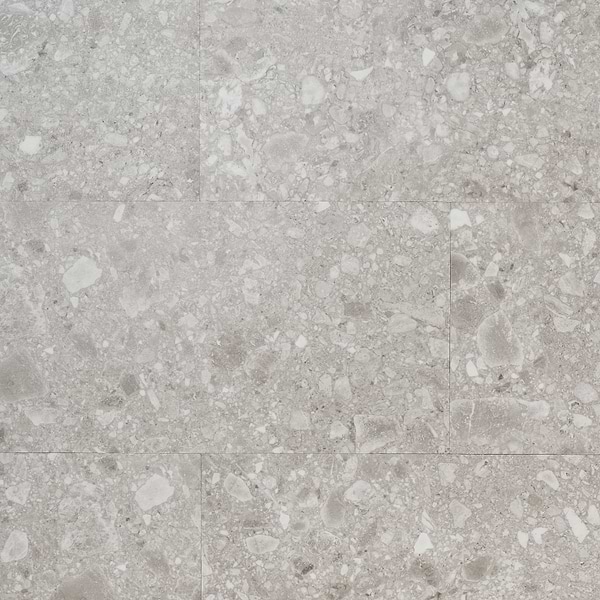Rizo LVT Gray 12x24 Glue Down Luxury Vinyl Tile 28mil
