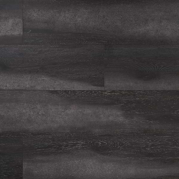 Woodcrete Black Rigid Core Click 12x48 Luxury Vinyl Tile