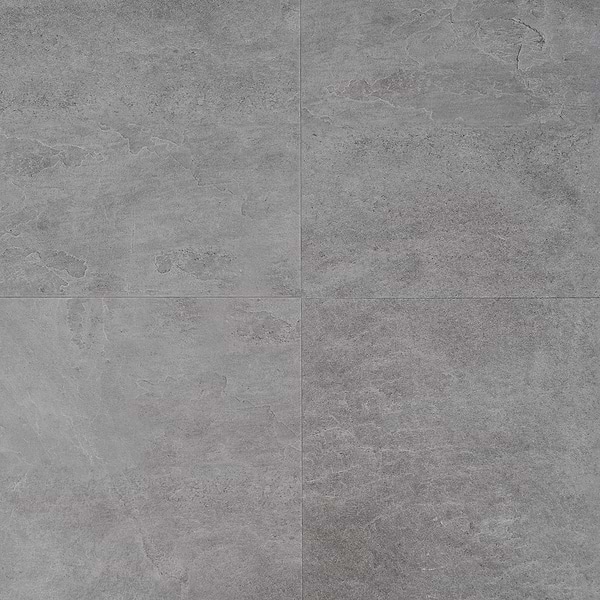 Optoro Trail Slate Dark Gray 28mil Wear Layer Rigid Core Click 12x24 Luxury Vinyl Tile