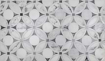 Highland Blossom Marble Polished Mosaic Tile