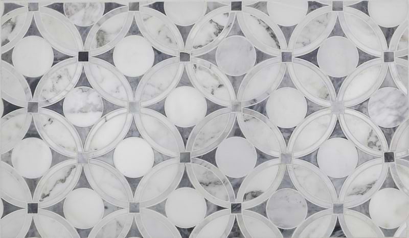 Highland Blossom Polished Marble Mosaic