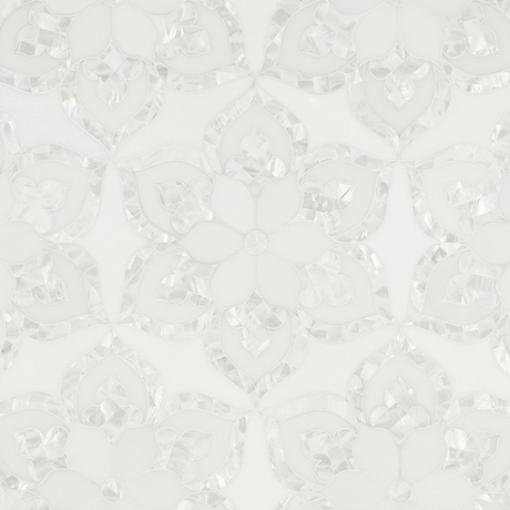 Waterjet Marble + Pearl Tile for Backsplash,Kitchen Floor,Kitchen Wall,Bathroom Floor,Bathroom Wall,Shower Wall,Outdoor Wall