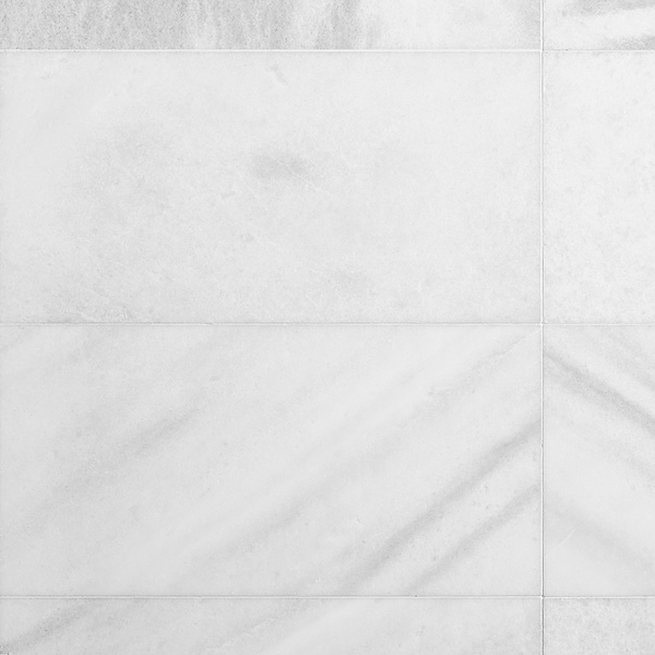 Biarritz White 12x24 Honed Marble Tile