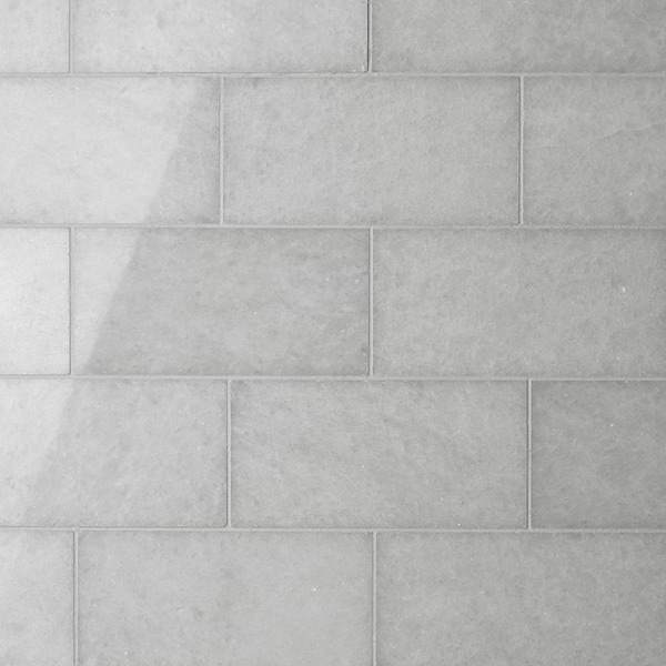Snow White 3x6 Polished Marble Tile