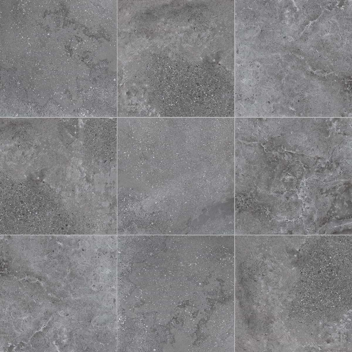 Massif Dark Gray 24x24 Terrazzo Look Textured Porcelain 2CM Outdoor Paver